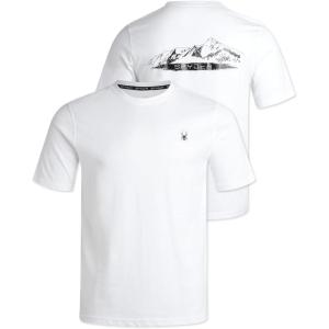 imageSpyder Mens TShirts  Soft Cotton Blend Short Sleeve Graphic Tees Crew Neck Tshirt for Men  Casual Shirts for Daily WearWhite