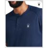 imageSpyder Mens Henley Shirt  Lightweight Quick Dry Moisture Wicking Short Sleeve Athletic Performance Shirts for MenNavy
