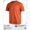 imageSpyder Mens T Shirt  Athletic Performance Short Sleeve Running Workout Tee  Moisture Wicking Crewneck Shirts for MenBurnt Orange