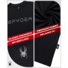 imageSpyder Mens T Shirt  Athletic Performance Short Sleeve Running Workout Tee  Moisture Wicking Crewneck Shirts for MenHeather Black