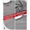 imageSpyder Mens T Shirt  Athletic Performance Short Sleeve Running Workout Tee  Moisture Wicking Crewneck Shirts for MenPewter Jacquard