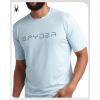 imageSpyder Mens T Shirt  Athletic Performance Short Sleeve Running Workout Tee  Moisture Wicking Crewneck Shirts for MenSky Blue