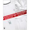 imageSpyder Mens T Shirt  Athletic Performance Short Sleeve Running Workout Tee  Moisture Wicking Crewneck Shirts for MenWhite Chest Logo