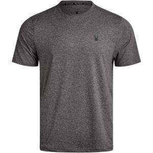 imageSpyder Mens T Shirt  Athletic Performance Short Sleeve Running Workout Tee  Moisture Wicking Crewneck Shirts for MenPolar Solid