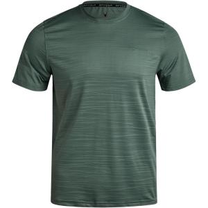 imageSpyder Mens T Shirt  Athletic Performance Short Sleeve Running Workout Tee  Moisture Wicking Crewneck Shirts for MenSpruce Green Jacquard