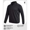 imageSpyder Mens Quarter Zip Pullover Sweatshirt  Lightweight Soft Fleece Athletic Pullover  Gym ampamp Running Sweatshirts for MenBlack Zip