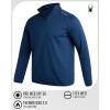 imageSpyder Mens Quarter Zip Pullover Sweatshirt  Lightweight Soft Fleece Athletic Pullover  Gym ampamp Running Sweatshirts for MenEstate Blue Zip