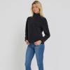 imageSpyder Fleece Pullover Women  Soft Quarter Zip Warm Lightweight Long Sleeve Sweater Top for Fall Winter Casual WearBlack