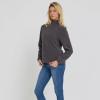 imageSpyder Fleece Pullover Women  Soft Quarter Zip Warm Lightweight Long Sleeve Sweater Top for Fall Winter Casual WearCharcoal