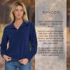 imageSpyder Fleece Pullover Women  Soft Quarter Zip Warm Lightweight Long Sleeve Sweater Top for Fall Winter Casual WearNavy