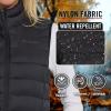 imageSpyder Womens Puffer Vest  Lightweight Sleeveless Puffer Vest Women  Cozy Fall Fashion Warm Quilted Jackets for WomenBlack