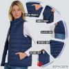 imageSpyder Womens Puffer Vest  Lightweight Sleeveless Puffer Vest Women  Cozy Fall Fashion Warm Quilted Jackets for WomenNavy