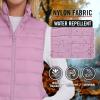 imageSpyder Womens Puffer Vest  Lightweight Sleeveless Puffer Vest Women  Cozy Fall Fashion Warm Quilted Jackets for WomenOrchid