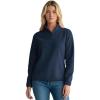 imageSpyder Fleece Pullover Women  Soft Quarter Zip Warm Lightweight Long Sleeve Sweater Top for Fall Winter Casual WearNavy