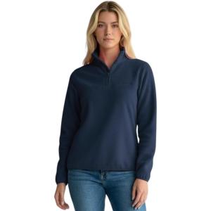 imageSpyder Fleece Pullover Women  Soft Quarter Zip Warm Lightweight Long Sleeve Sweater Top for Fall Winter Casual WearNavy
