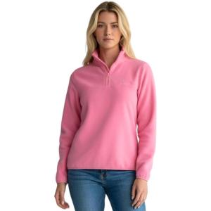 imageSpyder Fleece Pullover Women  Soft Quarter Zip Warm Lightweight Long Sleeve Sweater Top for Fall Winter Casual WearPink