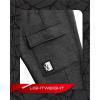 imageSpyder Mens Cargo Joggers  Soft Poly Fleece Mens Sweatpants with Pockets and Drawcord Waistband for Jogging Hiking WorkoutCharcoal Heather