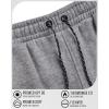imageSpyder Mens Cargo Joggers  Soft Poly Fleece Mens Sweatpants with Pockets and Drawcord Waistband for Jogging Hiking WorkoutHeather Grey