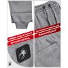 imageSpyder Mens Cargo Joggers  Soft Poly Fleece Mens Sweatpants with Pockets and Drawcord Waistband for Jogging Hiking WorkoutHeather Grey