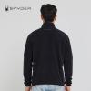 imageSpyder Fleece Quarter Zip Pullover Men  Polar Fleece Lightweight Athletic Sweater Warm 14 Zipper Jacket Mock NeckBlack