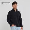 imageSpyder Fleece Quarter Zip Pullover Men  Polar Fleece Lightweight Athletic Sweater Warm 14 Zipper Jacket Mock NeckBlack