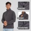 imageSpyder Fleece Quarter Zip Pullover Men  Polar Fleece Lightweight Athletic Sweater Warm 14 Zipper Jacket Mock NeckGunmetal