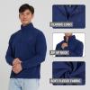 imageSpyder Fleece Quarter Zip Pullover Men  Polar Fleece Lightweight Athletic Sweater Warm 14 Zipper Jacket Mock NeckNavy
