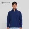imageSpyder Fleece Quarter Zip Pullover Men  Polar Fleece Lightweight Athletic Sweater Warm 14 Zipper Jacket Mock NeckNavy