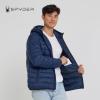 imageSpyder Packable Puffer Jacket Men with Hood Lightweight Winter Jackets for MenNavy Tonal