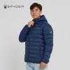 imageSpyder Packable Puffer Jacket Men with Hood Lightweight Winter Jackets for MenNavy Tonal