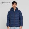imageSpyder Packable Puffer Jacket Men with Hood Lightweight Winter Jackets for MenNavy Tonal