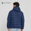imageSpyder Packable Puffer Jacket Men with Hood Lightweight Winter Jackets for MenNavy Tonal