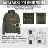 imageSpyder Packable Puffer Jacket Men with Hood Lightweight Winter Jackets for MenOlive