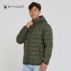 imageSpyder Packable Puffer Jacket Men with Hood Lightweight Winter Jackets for MenOlive