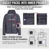imageSpyder Packable Puffer Jacket Men with Hood Lightweight Winter Jackets for MenPolar