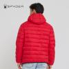 imageSpyder Packable Puffer Jacket Men with Hood Lightweight Winter Jackets for MenRed