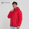 imageSpyder Packable Puffer Jacket Men with Hood Lightweight Winter Jackets for MenRed