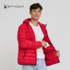 imageSpyder Packable Puffer Jacket Men with Hood Lightweight Winter Jackets for MenRed
