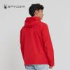 imageSpyder Packable Rain Jacket Men  Waterproof Windbreaker with Hood Lightweight Rain Coat Slicker Travel Golf FishingRed