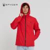 imageSpyder Packable Rain Jacket Men  Waterproof Windbreaker with Hood Lightweight Rain Coat Slicker Travel Golf FishingRed