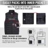 imageSpyder Puffer Vest for Men  Lightweight Quilted Outdoor Vest with Pockets Puffer Vest Jacket for MenBlack