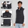 imageSpyder Puffer Vest for Men  Lightweight Quilted Outdoor Vest with Pockets Puffer Vest Jacket for MenBlack
