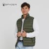 imageSpyder Puffer Vest for Men  Lightweight Quilted Outdoor Vest with Pockets Puffer Vest Jacket for MenOlive