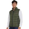 imageSpyder Puffer Vest for Men  Lightweight Quilted Outdoor Vest with Pockets Puffer Vest Jacket for MenOlive
