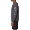 imageSpyder Mens Long Sleeve Rashguard  QuickDry Swim Shirt Sun Protection Performance TopGrey Heather