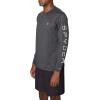 imageSpyder Mens Long Sleeve Rashguard  QuickDry Swim Shirt Sun Protection Performance TopGrey Heather