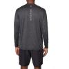 imageSpyder Mens Long Sleeve Rashguard  QuickDry Swim Shirt Sun Protection Performance TopGrey Heather