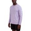 imageSpyder Mens Long Sleeve Rashguard  QuickDry Swim Shirt Sun Protection Performance TopPurple