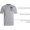 imageSpyder Mens TShirts  Soft Cotton Blend Crewneck Short Sleeve Graphic Tees for Men  Streetwear Graphic Casual Mens ShirtsGrey Heather