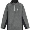 imageSpyder boys Outbound Half Zip Fleece JacketLimestoneBlack Melange